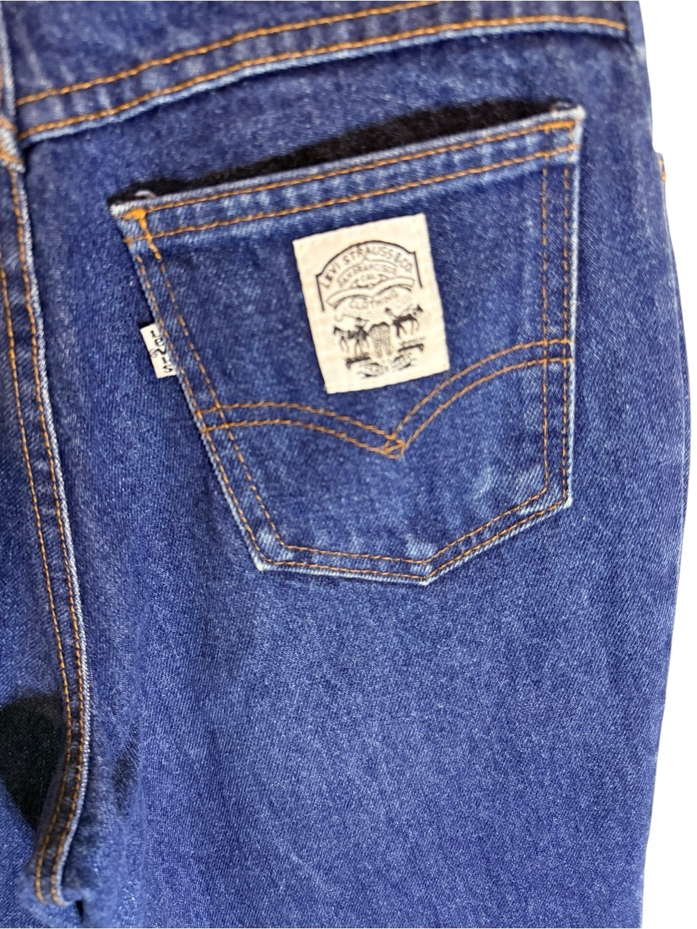 Vintage Levi’s Made in USA High Rise Mom Jeans Dark Wash Tapered Women’s 24 - Picture 5 of 11